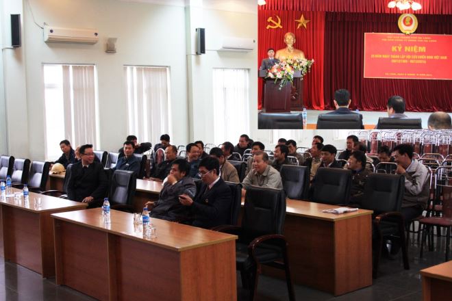 Kỷ niệm 25 năm ngày thành lập hội Cựu chiến binh Việt nam tại Công ty  Đóng tàu Hạ Long