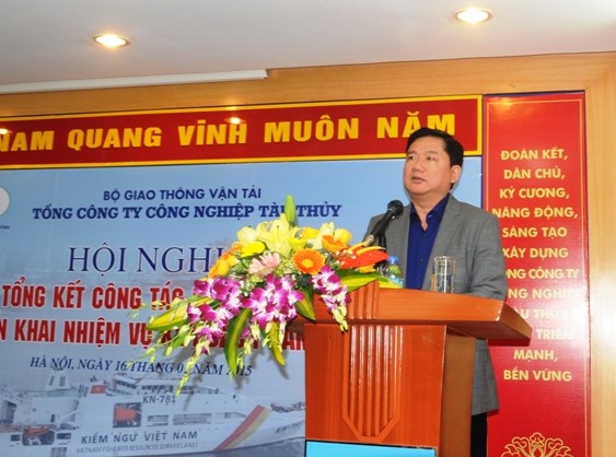 Bộ trưởng Đinh La Thăng biểu dương nỗ lực vượt qua khó khăn, hoàn thành kế hoạch năm 2014 của Tổng công ty