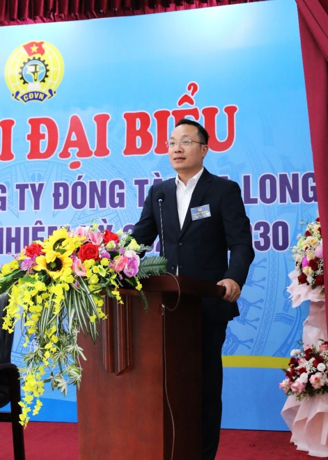 Đồng chí Đàm Quang Trung – Bí thư Đảng ủy, Chủ tịch Công ty phát biểu chỉ đạo